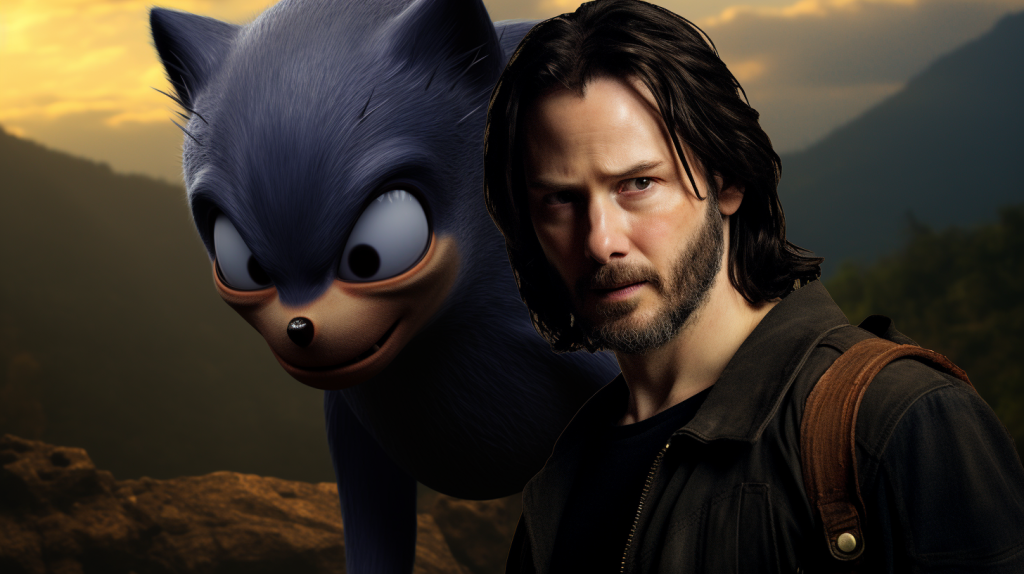 Keanu Reeves Empresta Sua Voz ao Carismático Shadow em “Sonic the Hedgehog 3”